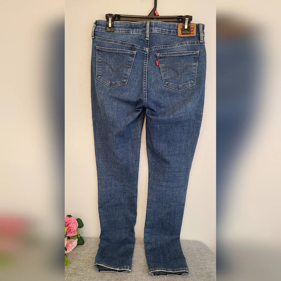 Levi's Made Crafted Womens 711 Skinny 28 Denim Jeans Blue Wash - Picture 2 of 7